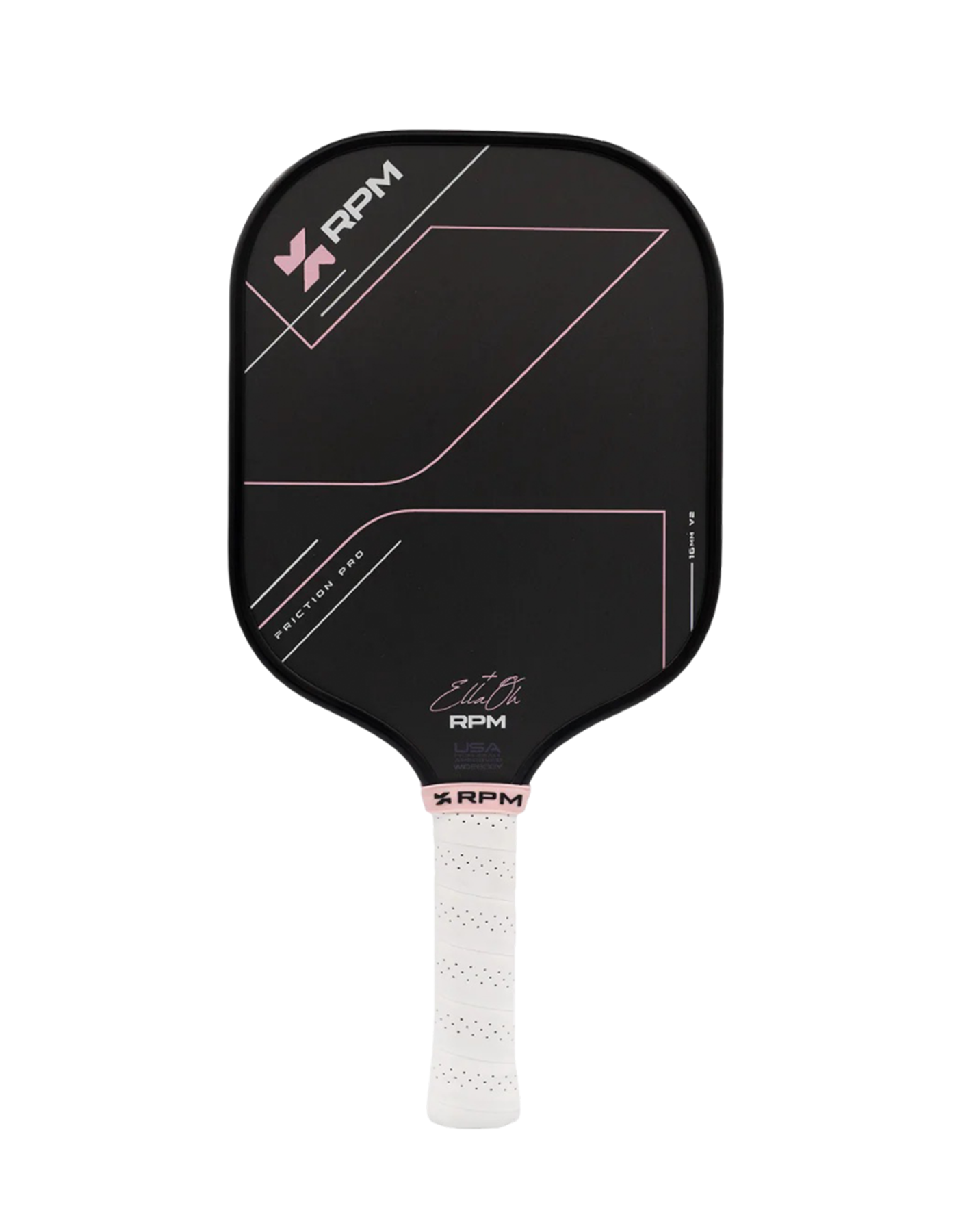 RPM FRICTION PRO V2 Ella Oh's Signature Edition Pickleball Paddle