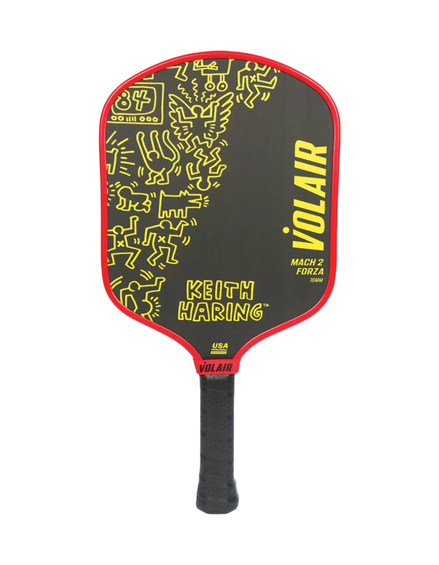 Volair Mach 2 Forza Pickleball Racket: Keith Haring #2