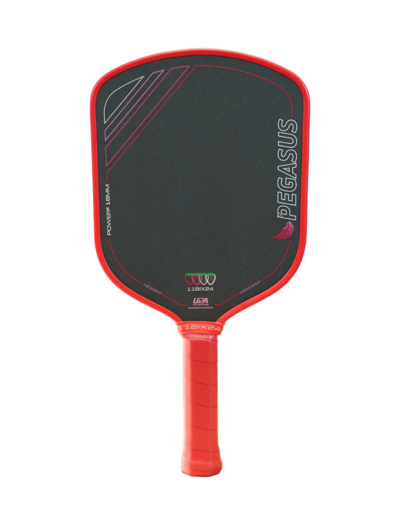 Pickleball Paddle 11Six24 Pegasus Power 2 | Strawberry Edition