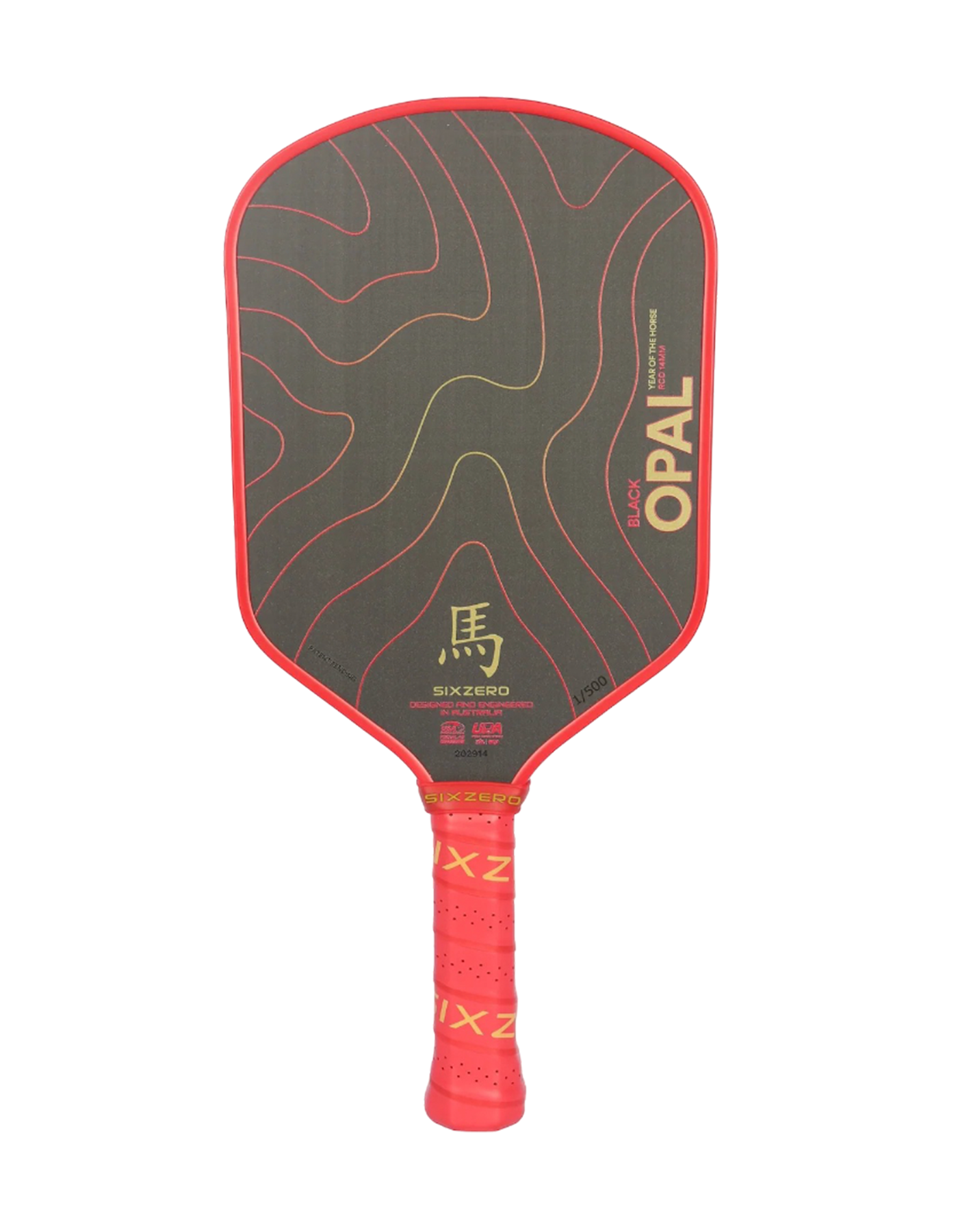 Vợt Pickleball Six Zero Black Opal - Phiên bản Ngựa 2026