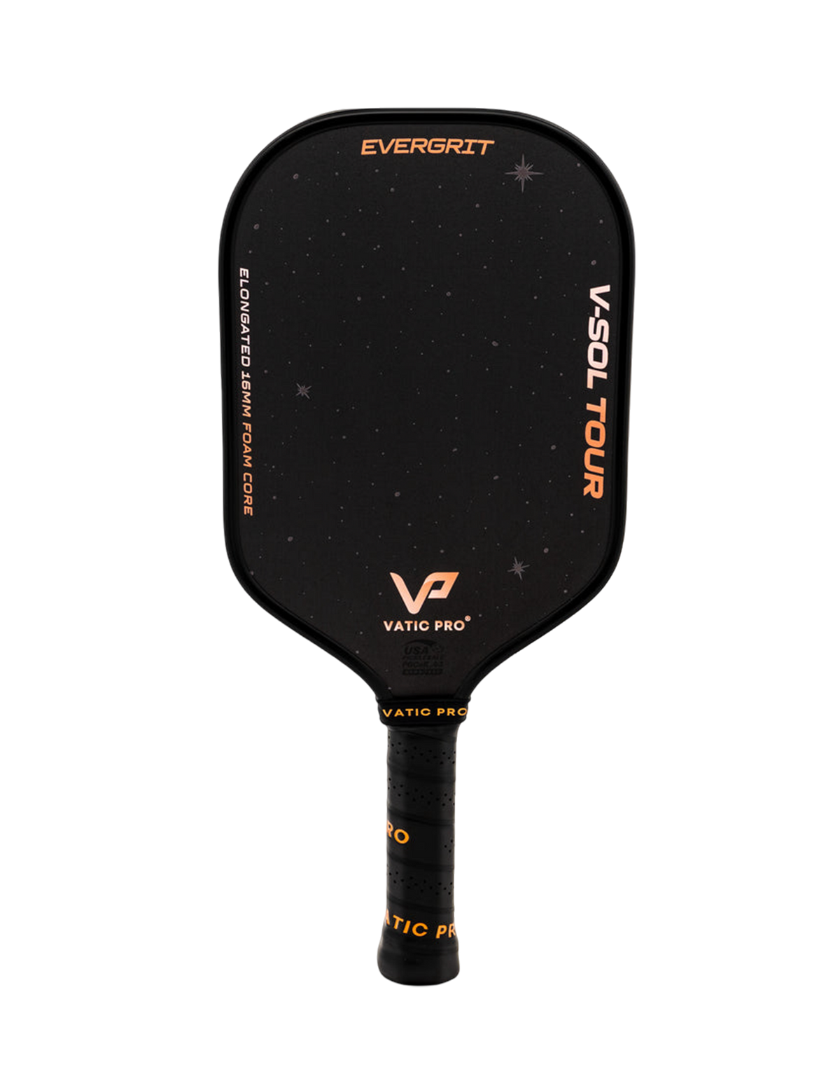 Pickleball Paddle Vatic Pro V-Sol Tour EverGrit Elongated