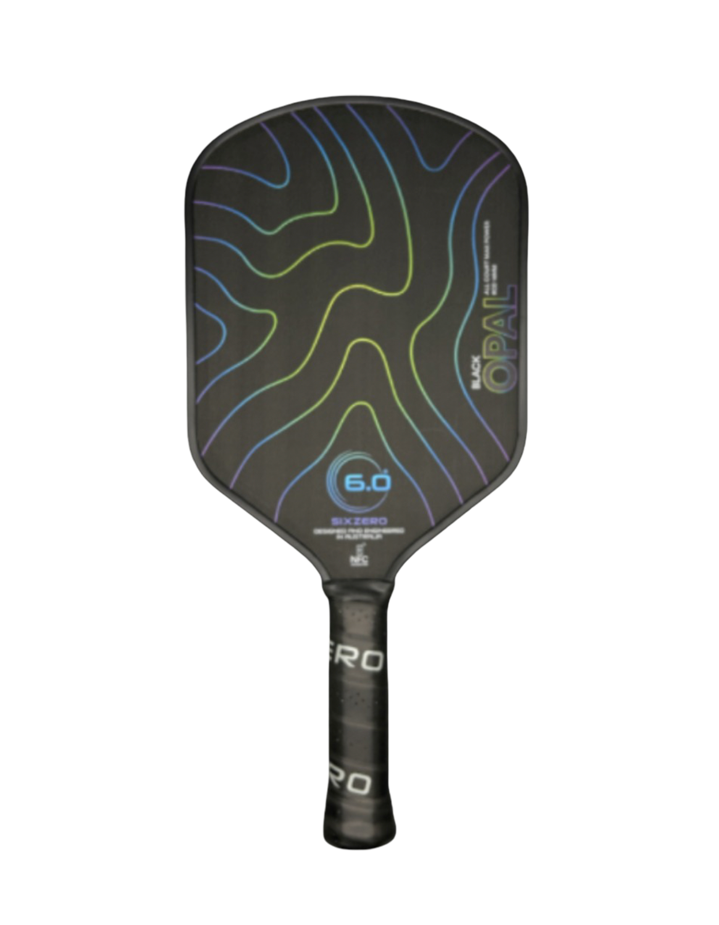 Six Zero Black Opal All Court Max Power RCD Pickleball Paddle
