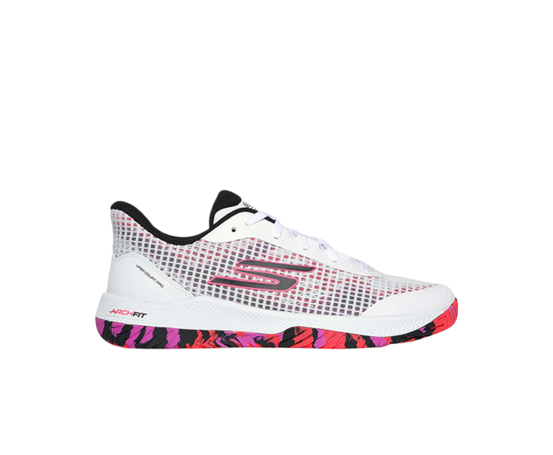 Giày Pickleball Sketcher GO Pickleball Viper Court Pro 2.0 (Trắng Hồng)