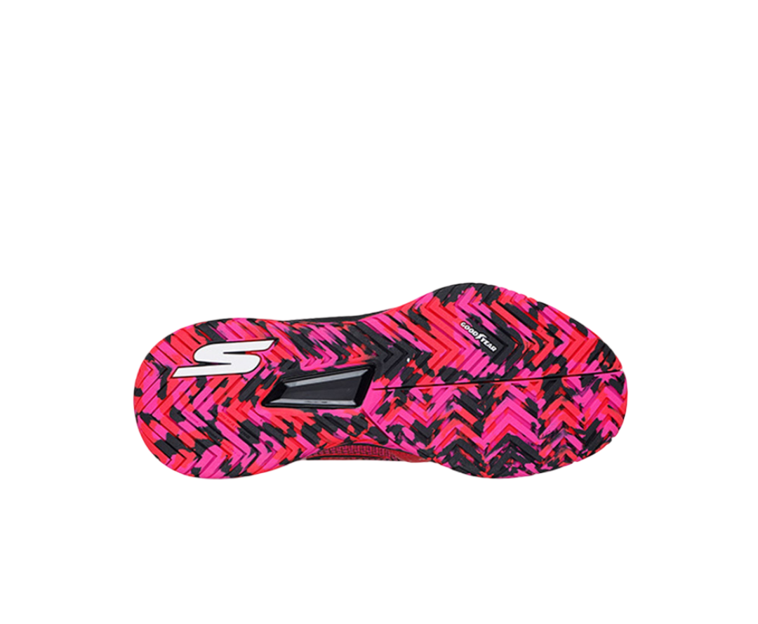 Giày Pickleball Sketcher GO Pickleball Viper Court Pro 2.0 (Hồng Đen Tuyền)