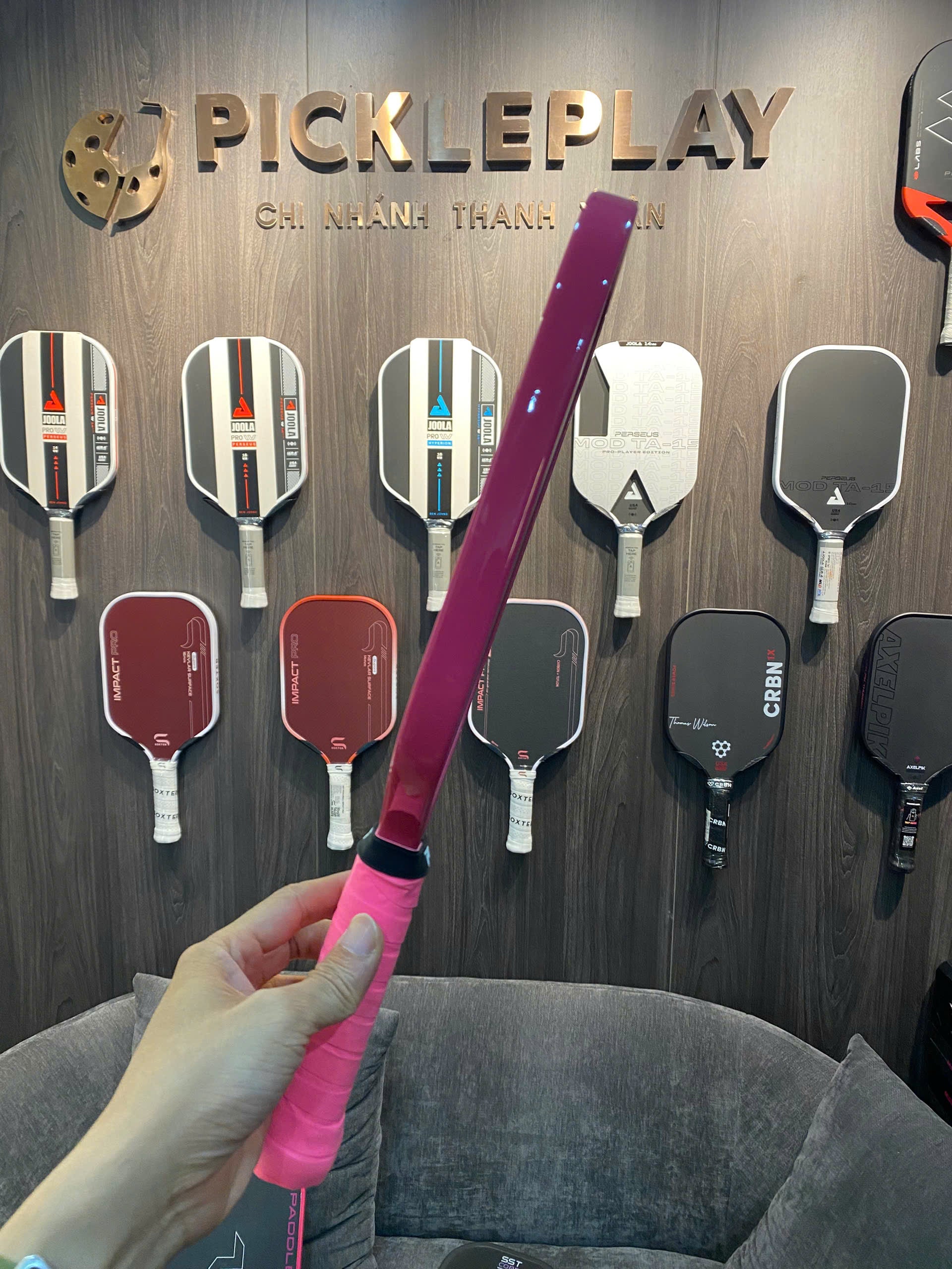 Thanh lý vợt Paddletek TKO-CX 14.3mm đánh 2 tuần