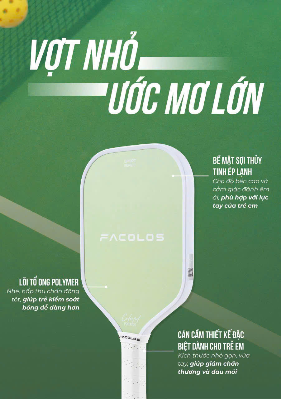 Vợt Pickleball Facolos Sport Series Little Champion