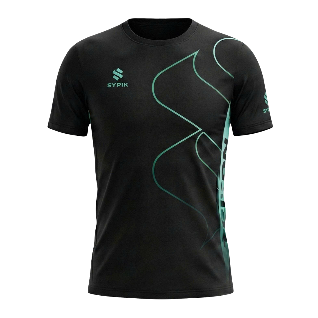 Sypik Triton 5 Pickleball Jersey - Black Edition