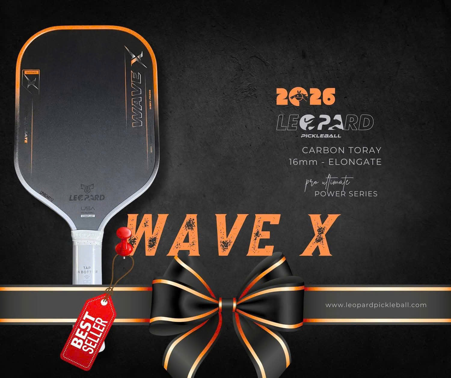 Vợt Pickleball LEOPARD Wave X Pro 2026