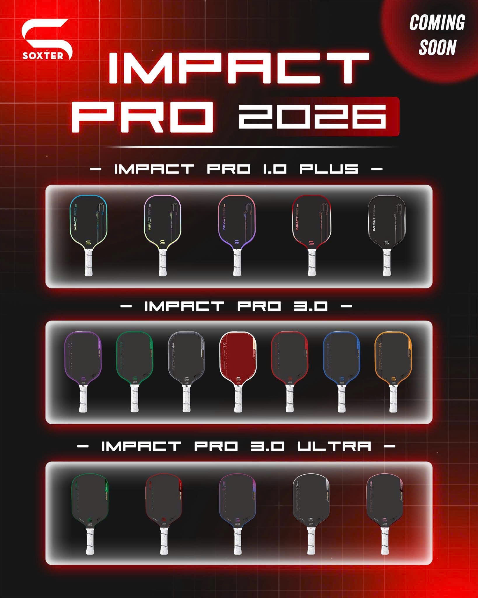 Vợt Pickleball Soxter Impact Pro 3.0 Ultra