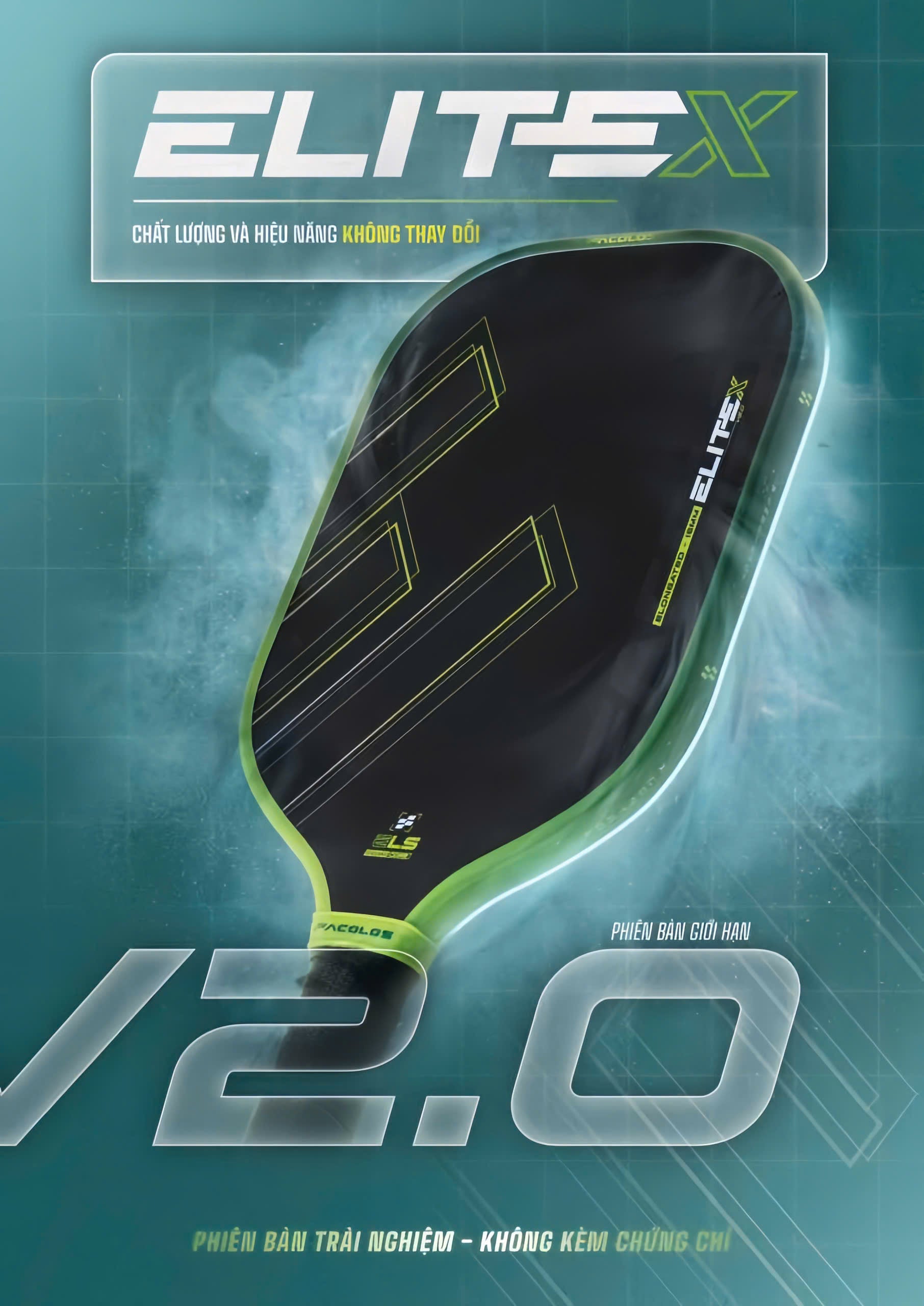 Facolos EliteX 2.0 Gabe Tardio Edition Pickleball Paddle — Carbon