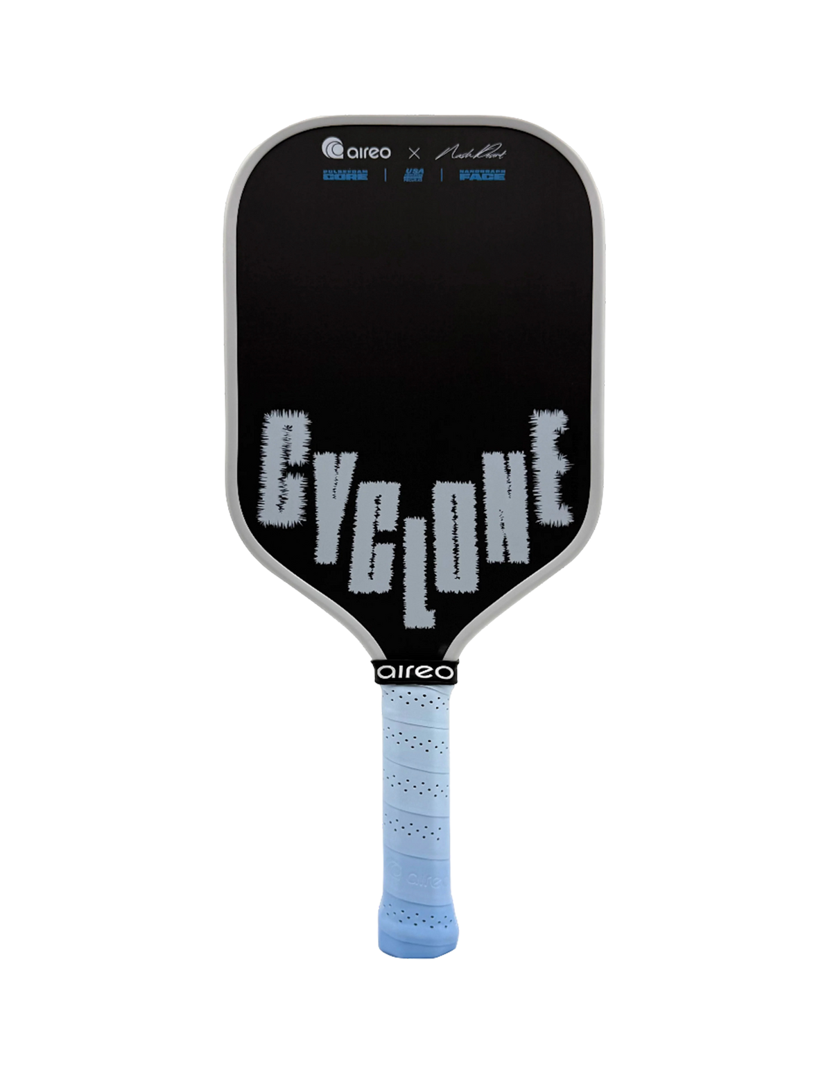 Review Vợt Pickleball AIREO Cyclone Nash Desent Signature Frozen Edition – PulseFoam™ MPPE, NanoGraph™ Grit, Floating Foam Suspension