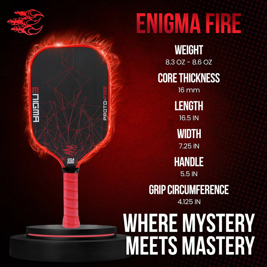 Enigma Proto-Fire Pickleball Racket