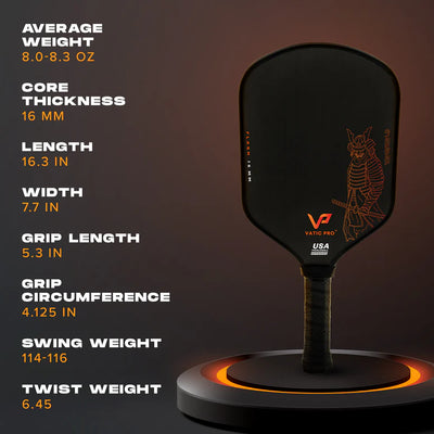 Vatic Pro Pickleball Paddle - Saga Flash