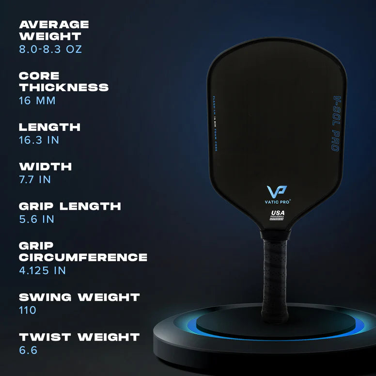 Vợt Pickleball Vatic Pro V-Sol Pro - Flash Series