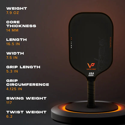 Vợt Pickleball Vatic Pro - Saga Flash