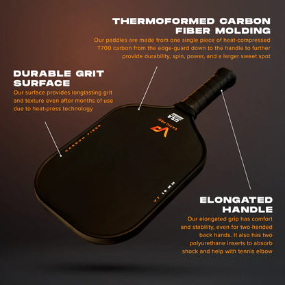 Vatic Pro Pickleball Racket - V7 Carbon Fiber