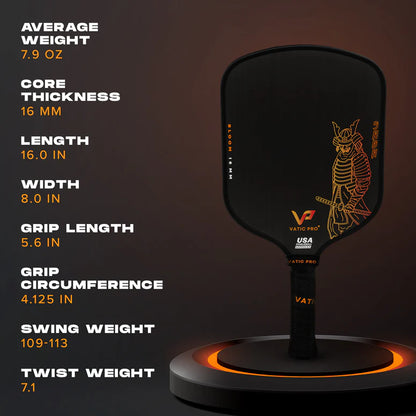 Vatic Pro Pickleball Racket - Saga Flash