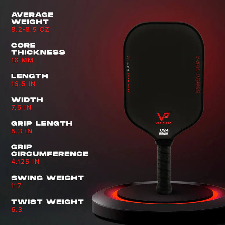Vợt Pickleball Vatic Pro V-Sol Power - V7 Series