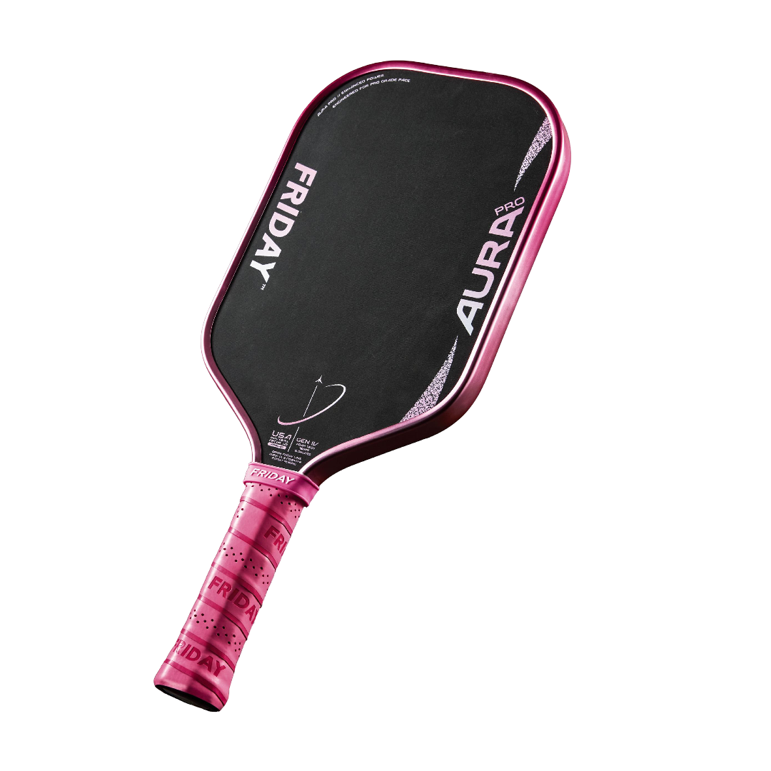 Vợt Pickleball Friday AURA PRO Metallic Pink Prism