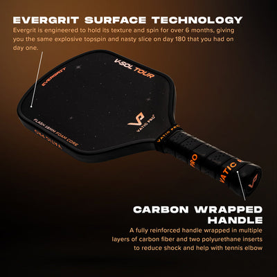 Vợt Pickleball Vatic Pro V-Sol Tour EverGrit Bloom (Launch Edition)