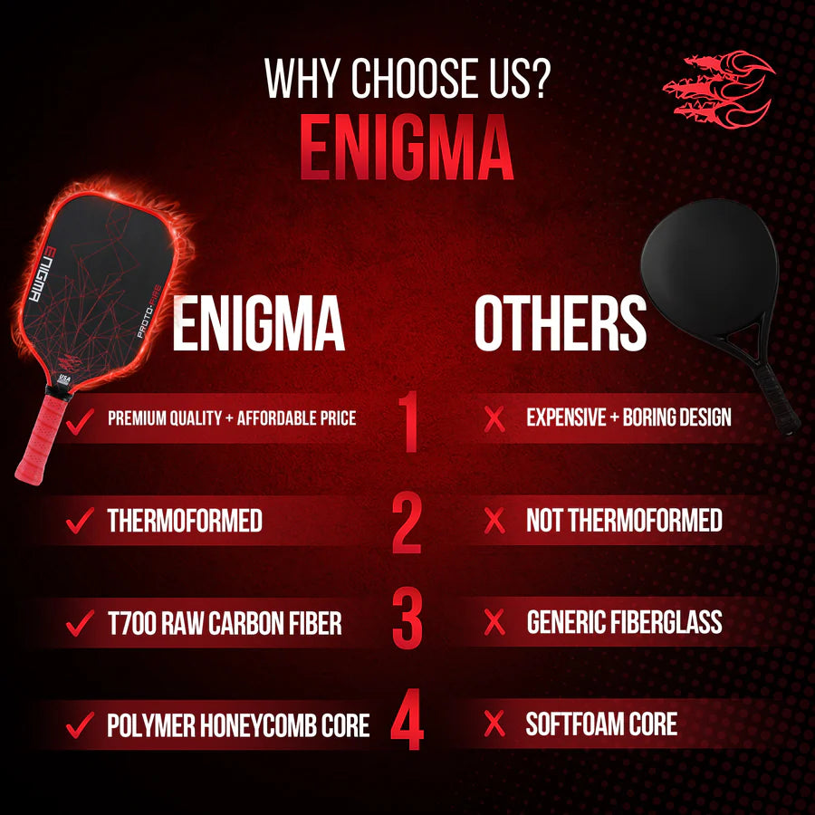 Enigma Proto-Fire Pickleball Racket
