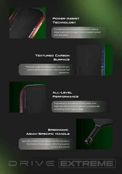 Facolos Drive Extreme Pickleball Racket - Malaysia Edition