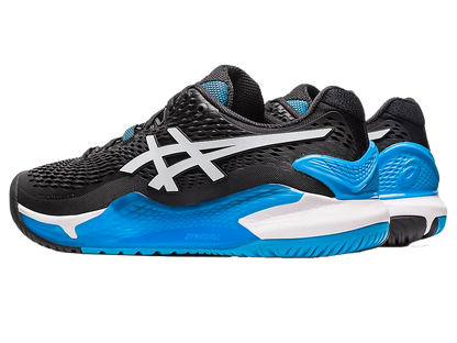 Giày Pickleball Gel - Resolution 9 Black / White (Cho Nam)