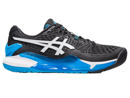 Giày Pickleball Gel - Resolution 9 Black / White (Cho Nam)