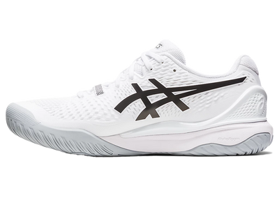 Pickleball Gel Shoes - Resolution 9 White / Black (Unisex)