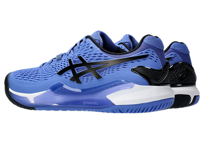 Pickleball Gel Shoes - Resolution 9 Black / Sapphire (For Men)