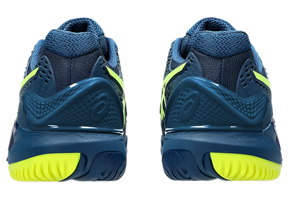 Pickleball Gel Shoes - Resolution 9 Mako Blue / Safety Yellow (Unisex)