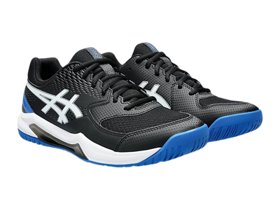 Pickleball Shoes Asics Gel-Dedicate 8 Black / Tuna Blue
