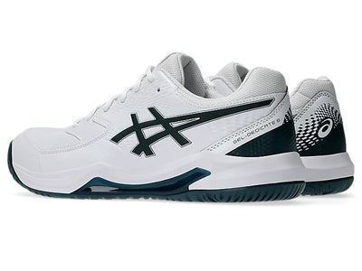 Pickleball Shoes Asics Gel-Dedicate 8 White / Saxon Green