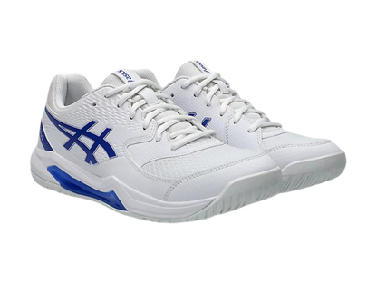 Pickleball Shoes Asics Gel-Dedicate 8 White / Dark Cobalt