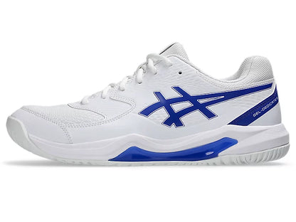 Pickleball Shoes Asics Gel-Dedicate 8 White / Dark Cobalt