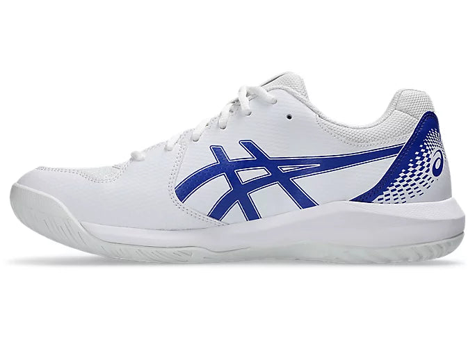 Pickleball Shoes Asics Gel-Dedicate 8 White / Dark Cobalt