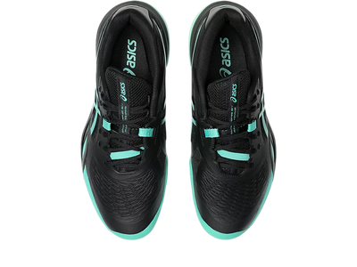 Asics Gel-Resolution X Pickleball Shoes | Black / Aurora Green