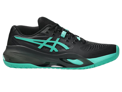 Asics Gel-Resolution X Pickleball Shoes | Black / Aurora Green