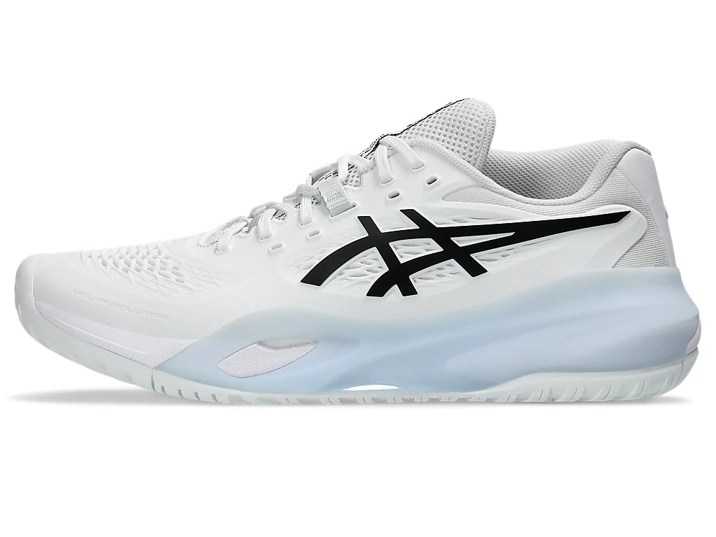 Asics Gel-Resolution X White/Black Pickleball Shoes