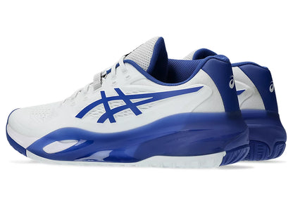 Asics Gel-Resolution X White/Dark Cobalt Pickleball Shoes