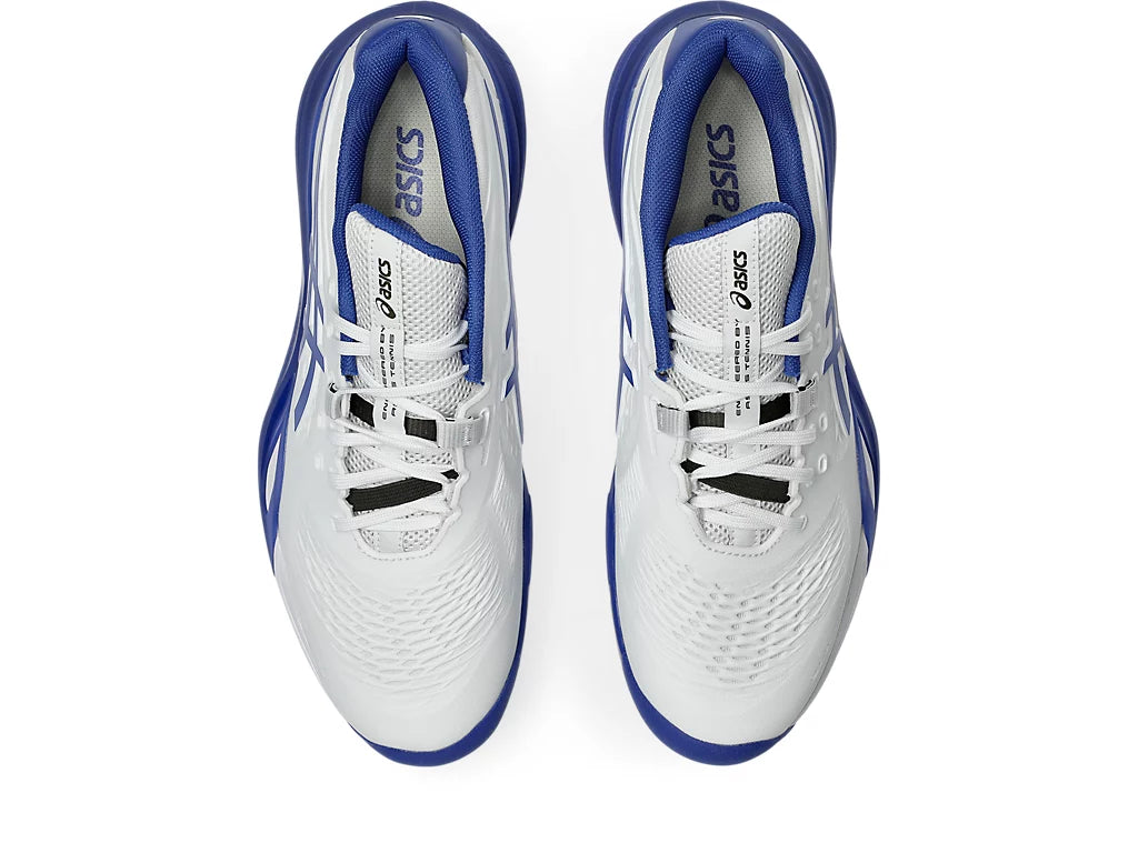 Asics Gel-Resolution X White/Dark Cobalt Pickleball Shoes