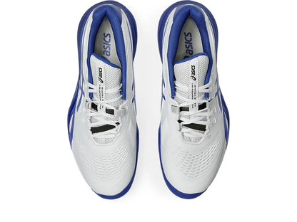 Asics Gel-Resolution X White/Dark Cobalt Pickleball Shoes