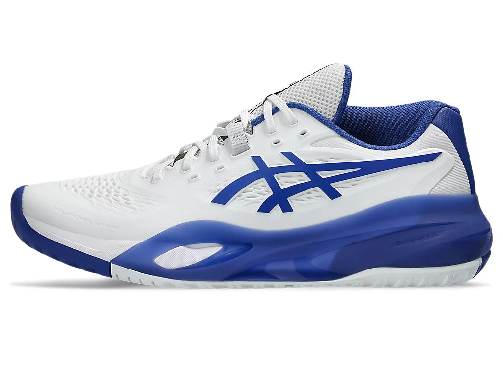 Asics Gel-Resolution X White/Dark Cobalt Pickleball Shoes