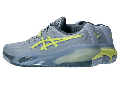 Asics Gel-Resolution X Pickleball Shoes | Grey Blue / Pistachio