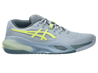 Asics Gel-Resolution X Pickleball Shoes | Grey Blue / Pistachio