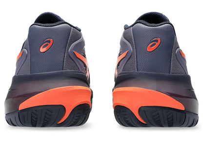 Asics Gel-Resolution X Grayish/Nova Orange Pickleball Shoes