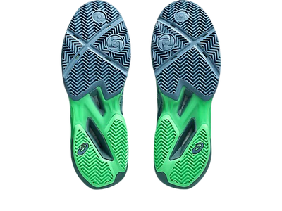 Asics Sonic Smash FF Pickleball Shoes | Saba Blue / Vital Green