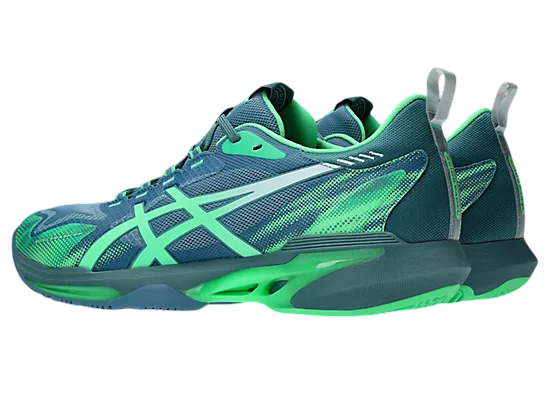 Giày Pickleball Asics Sonic Smash FF | Saba Blue / Vital Green