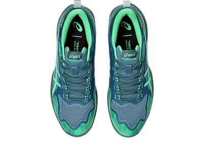 Asics Sonic Smash FF Pickleball Shoes | Saba Blue / Vital Green