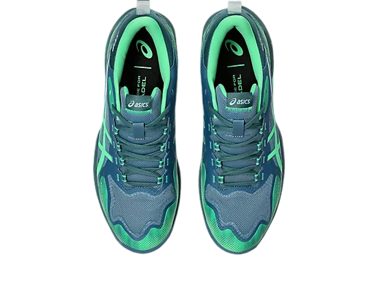 Giày Pickleball Asics Sonic Smash FF | Saba Blue / Vital Green